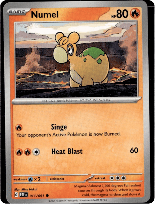 2024 Numel #11 Paldean Fates