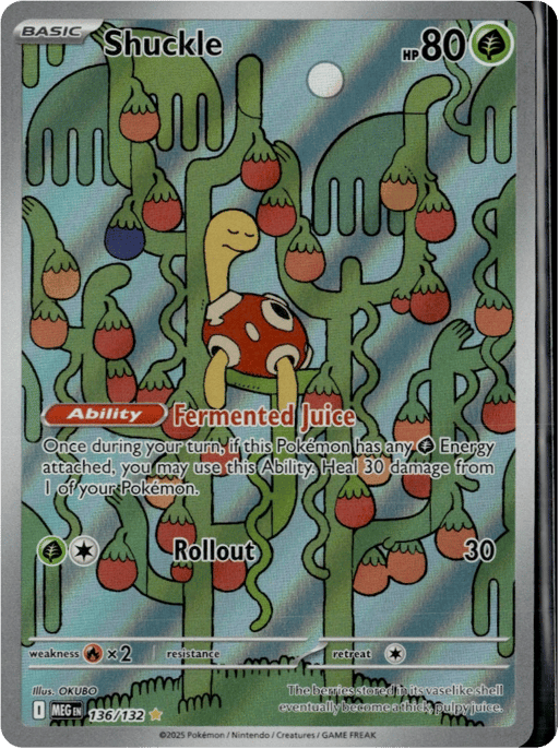2025 Shuckle #136 Mega Evolution