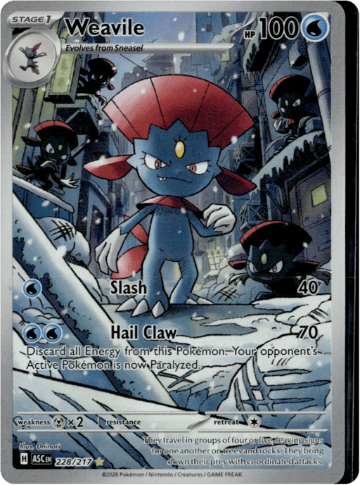 2026 Weavile #228 Ascended Heroes