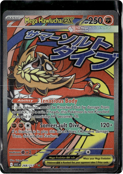 2026 Mega Hawlucha ex #268 Ascended Heroes