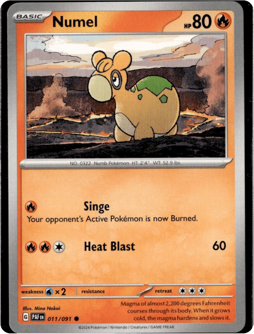 2024 Numel #11 Paldean Fates