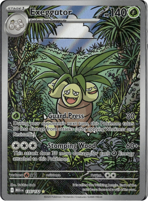 2025 Exeggutor #135 Mega Evolution