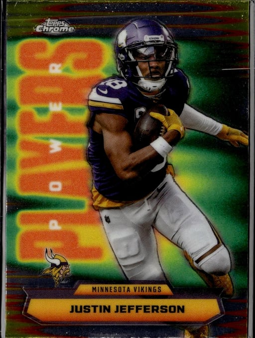 2025 Justin Jefferson #PP-22 Topps Chrome Power Players