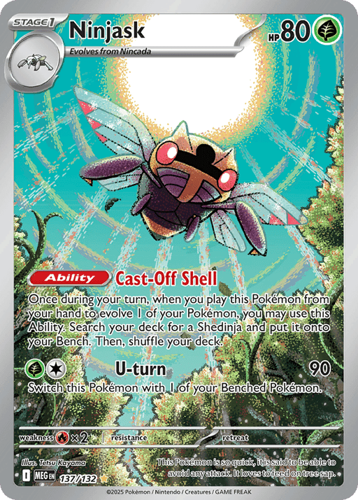 2025 Ninjask #137 Mega Evolution