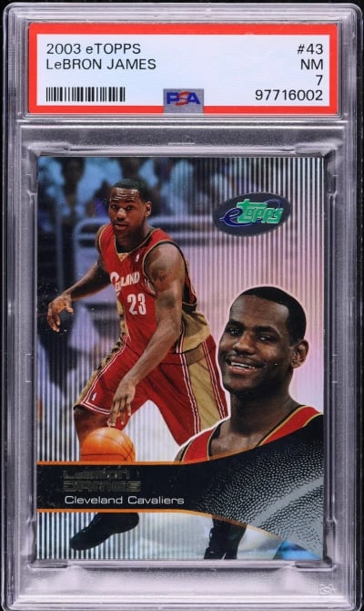 2003 eTopps Basketball LeBron Ja