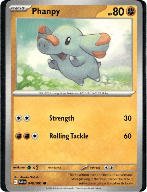 2024 Phanpy #48 Paldean Fates