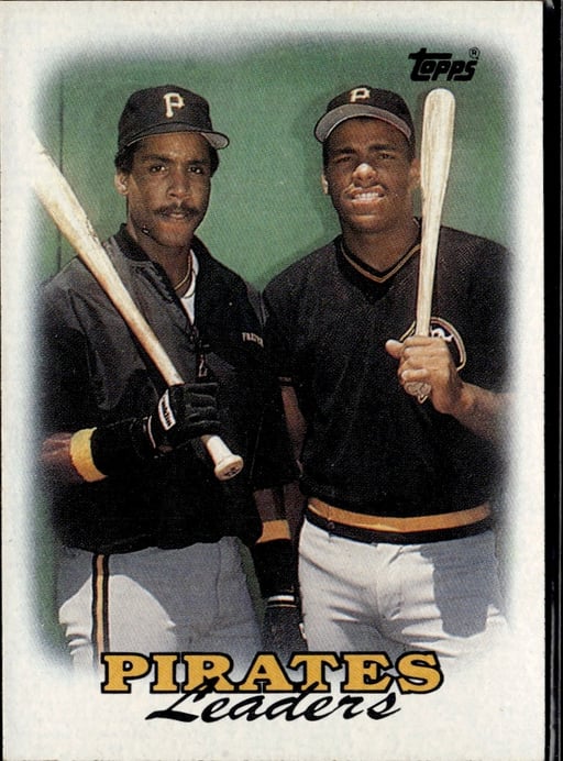 1988 Barry Bonds #231 1987 Team Leaders