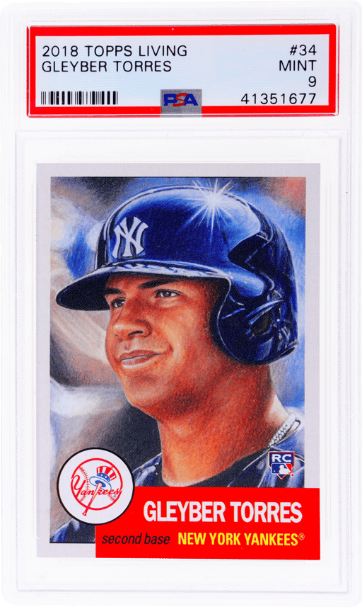 2018 Topps Living Gleyber Torres #34 PSA 9
