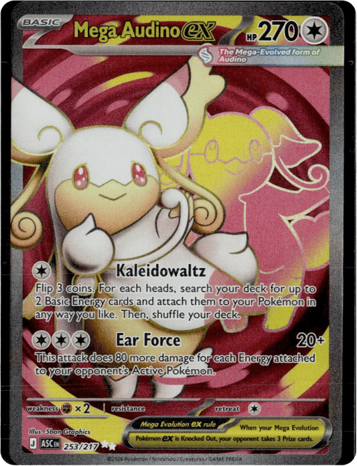 2026 Mega Audino ex #253 Ascended Heroes