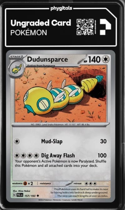 2023 Dudunsparce Paldea Evolved 