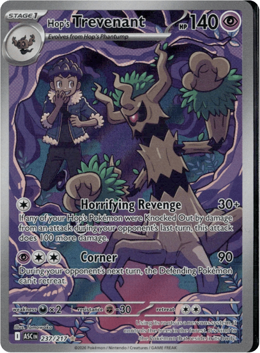 2026 Hop's Trevenant #237 Ascended Heroes