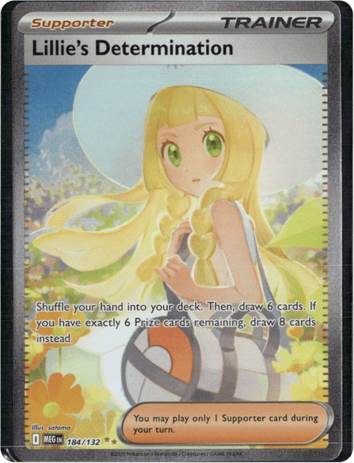 2025 Lillie's Determination #184 Mega Evolution