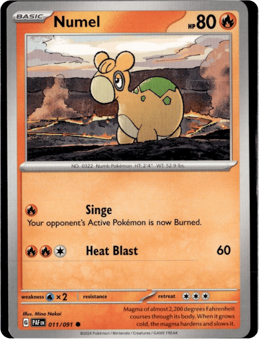 2024 Numel #11 Paldean Fates