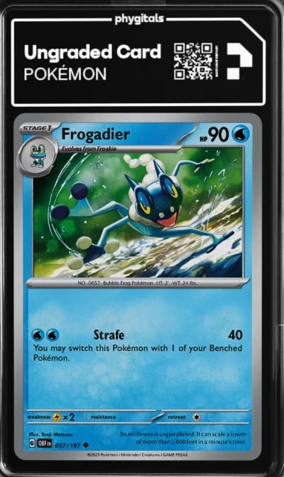 2023 Frogadier Obsidian Flames #