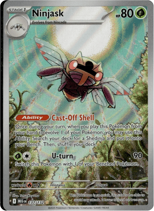 2025 Ninjask #137 Mega Evolution