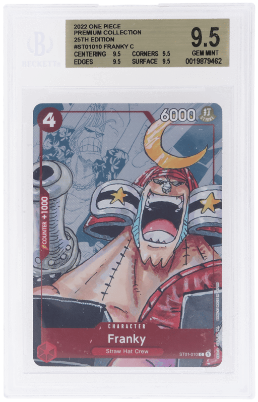 2022 One Piece Card Game Promos Premium Card Collection 25th Edition Franky #ST01010 BGS 9.5