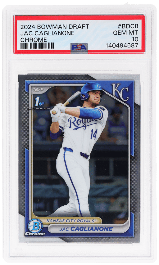 2024 Bowman Draft Chrome Jac Caglianone #BDC-8 PSA 10