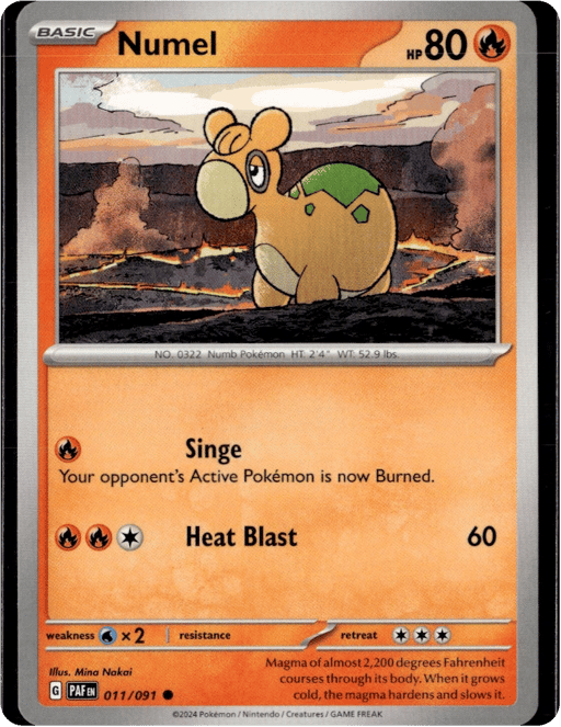 2024 Numel #11 Paldean Fates