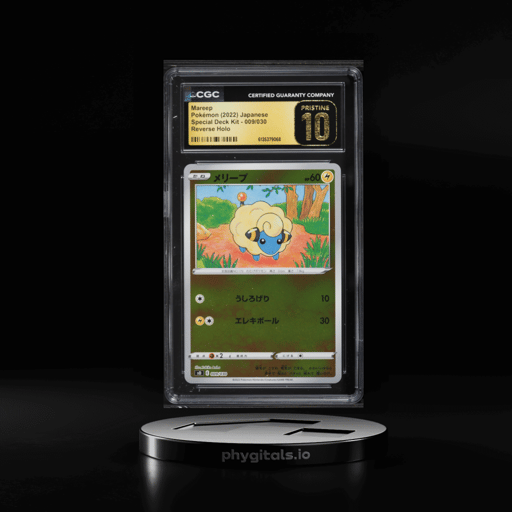 2022 Pokemon Japanese Special Deck Kit Reverse Holo Mareep #009 CGC 10 PRISTINE