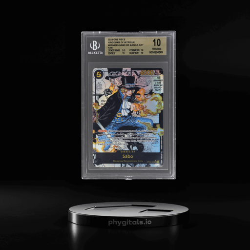 2023 One Piece Kingdoms of Intrigue Manga Alternate Art Sabo #OP04-083 BGS 10