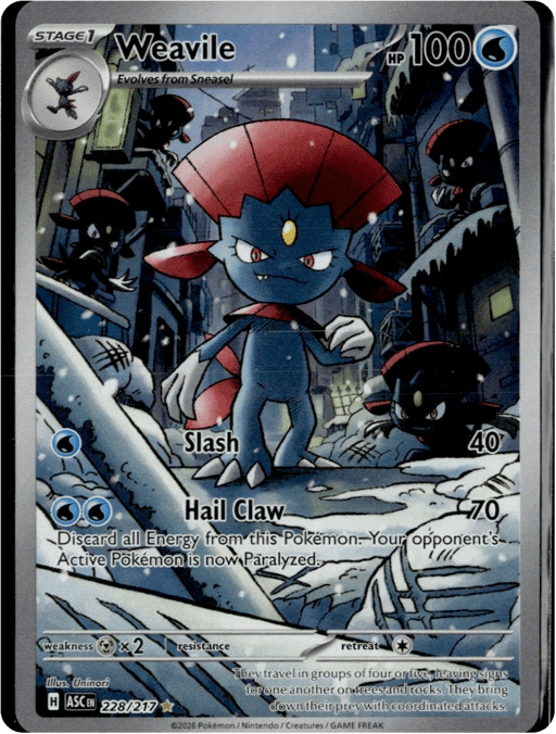 2026 Weavile #228 Ascended Heroes