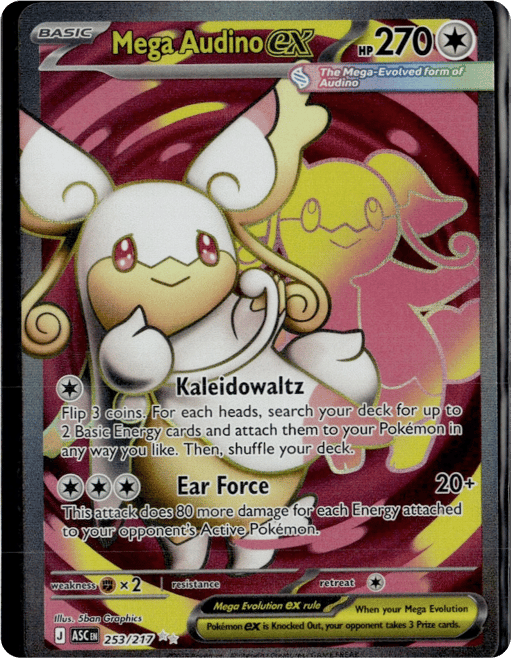 2026 Mega Audino ex #253 Ascended Heroes