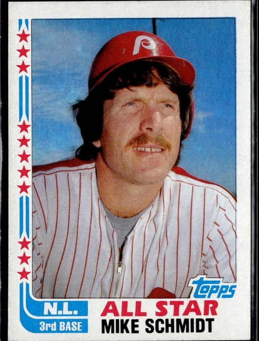 1982 Mike Schmidt #339 Baseball