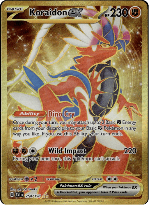 2023 Koraidon ex #254 Scarlet & Violet