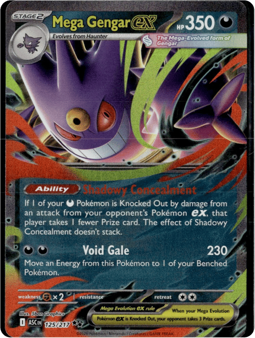 2026 Mega Gengar ex #125 Ascended Heroes