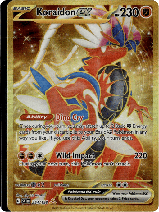 2023 Koraidon ex #254 Scarlet & Violet