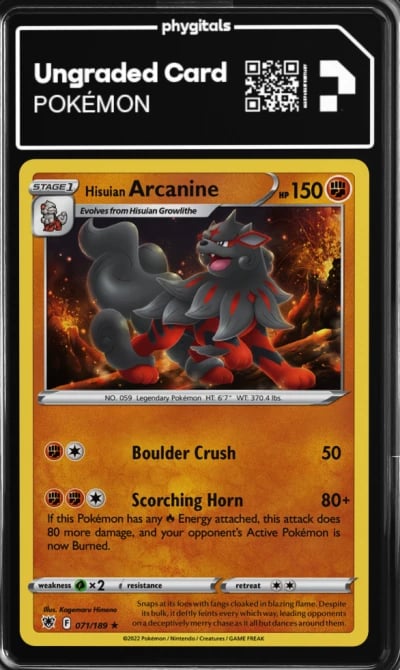2022 Hisuian Arcanine Astral Rad