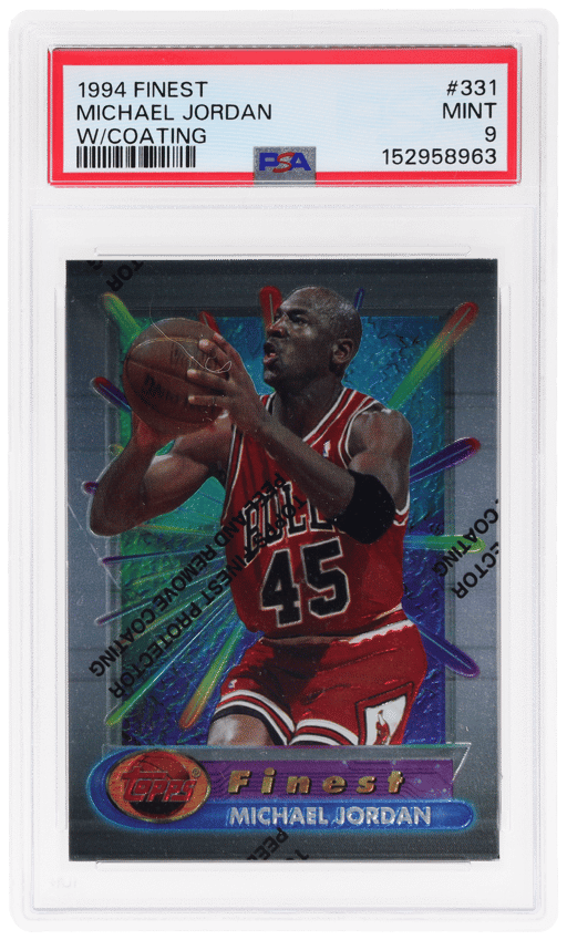 1994 Finest With Coating Michael Jordan #331 PSA 9