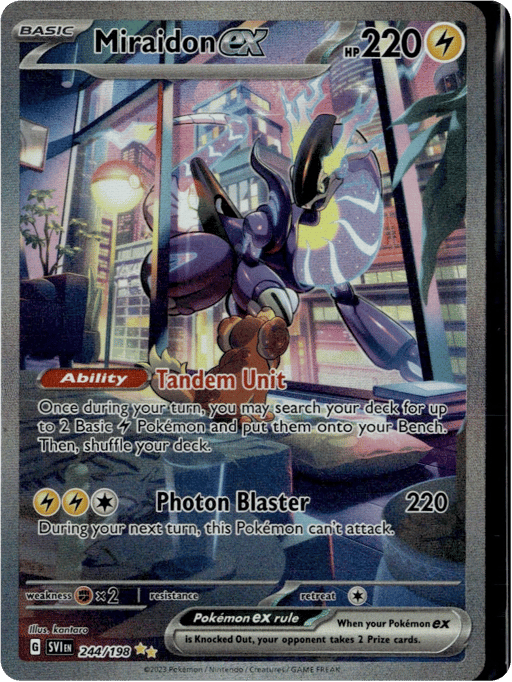 2023 Miraidon ex #244 Scarlet & Violet