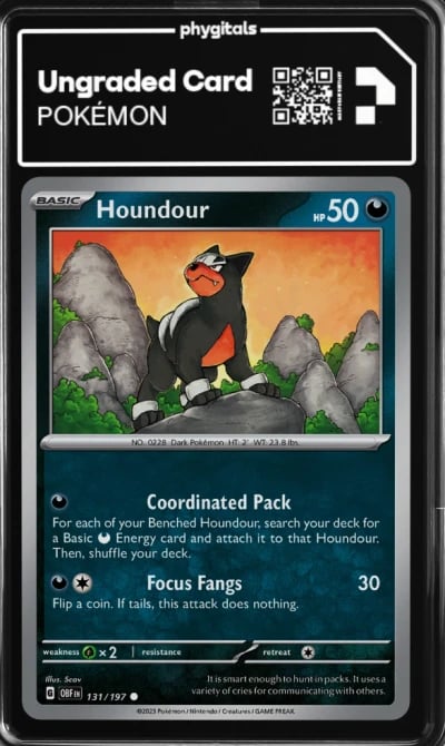 2023 Houndour Obsidian Flames #1