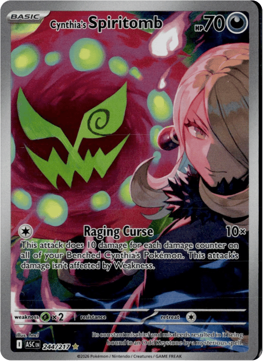 2026 Cynthia's Spiritomb #244 Ascended Heroes