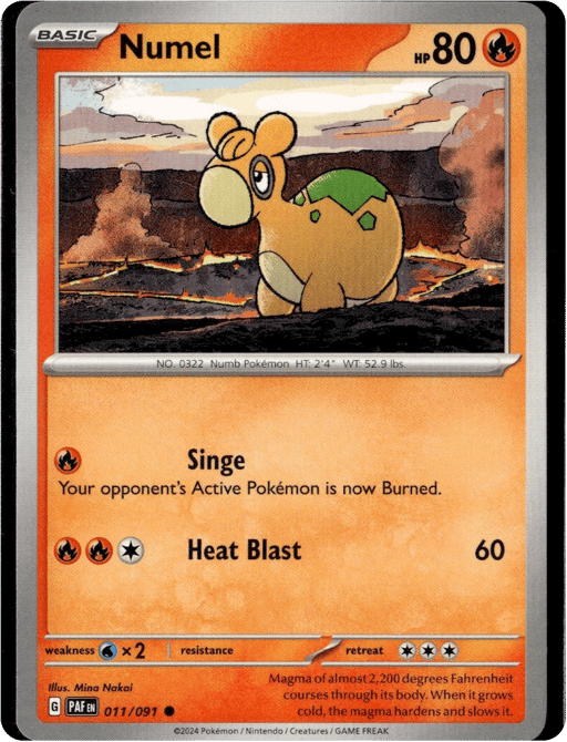 2024 Numel #11 Paldean Fates