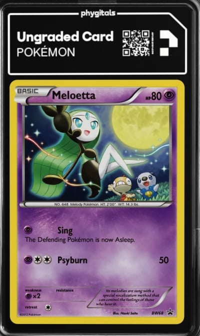2012 Meloetta BW Black Star Prom