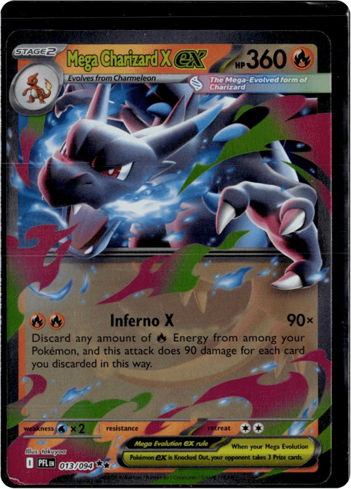2025 Mega Charizard X ex #13 Phantasmal Flames