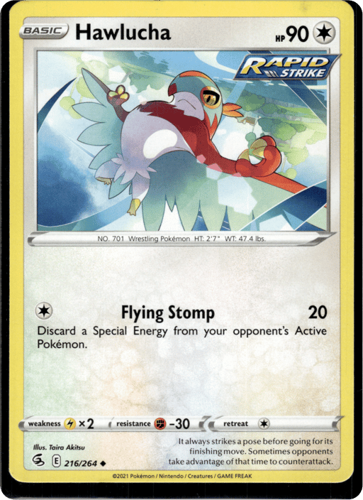 2021 Hawlucha #216 Fusion Strike