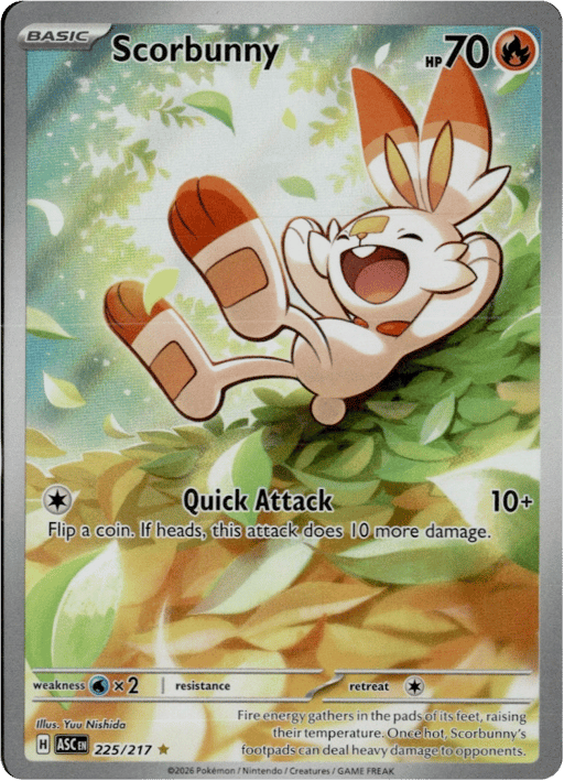 2026 Scorbunny #225 Ascended Heroes