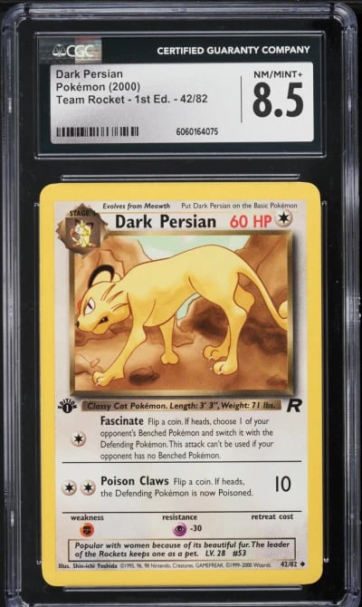 2000 Pokemon Team Rocket 1st Edi