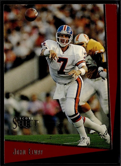 1993 John Elway #34 Score Select