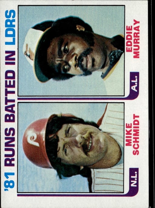 1982 Eddie Murray #163 1981 Leaders