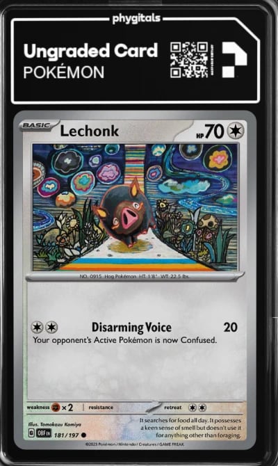 2023 Lechonk Obsidian Flames #18