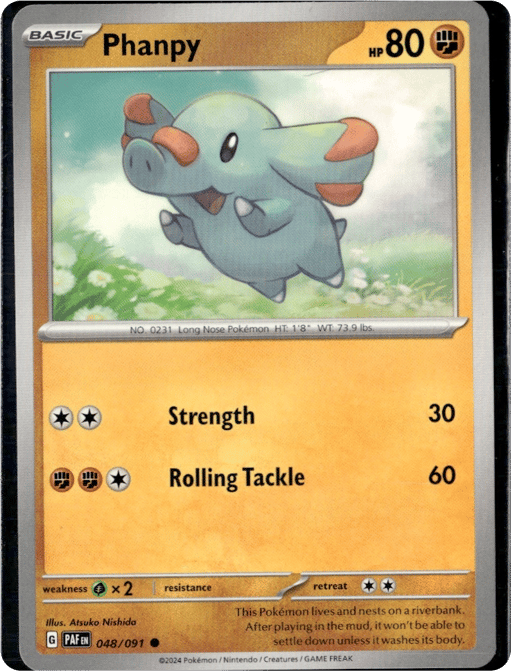 2024 Phanpy #48 Paldean Fates