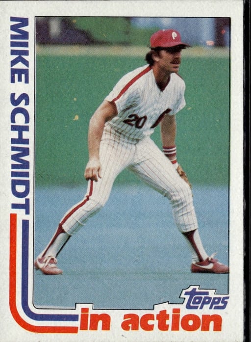 1982 Mike Schmidt #101 In Action