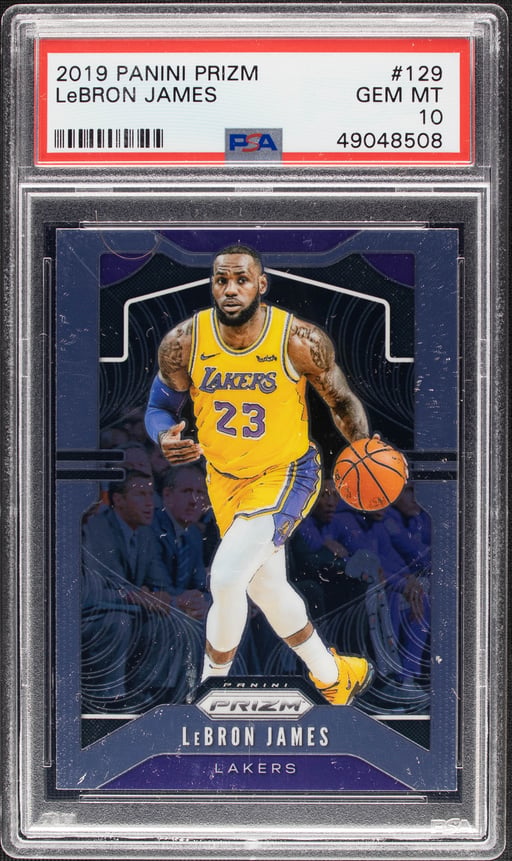 2019 Panini Prizm LeBron James #129 PSA 10