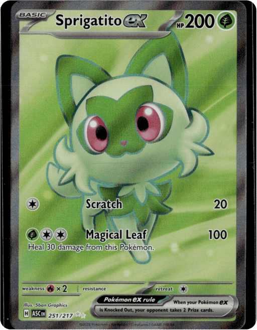 2026 Sprigatito ex #251 Ascended Heroes