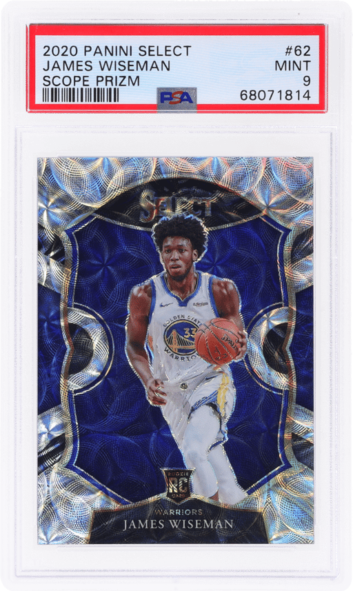 2020 Panini Select Concourse Scope Prizm James Wiseman #62 PSA 9