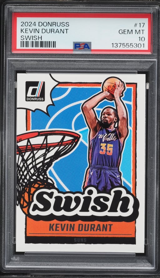 2024 Donruss Swish Kevin Durant #17 PSA 10 GEM MINT